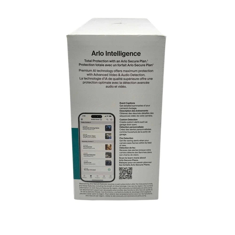Arlo Essential 2K Indoor / Outdoor Security Cameras 2025‎ Wired 2-Pack White NIB
